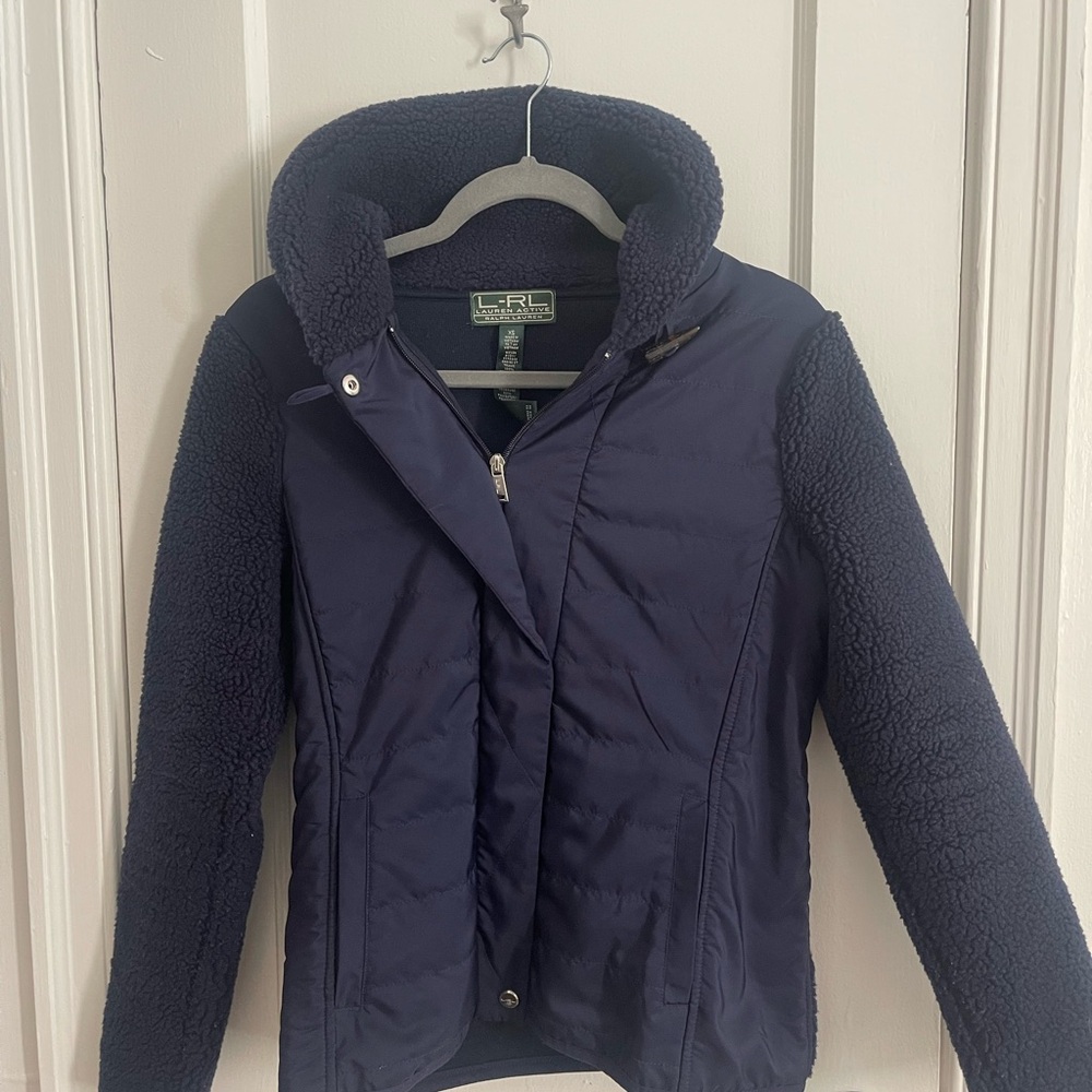 Lauren Ralph Lauren Dark Blue Puffer Coat